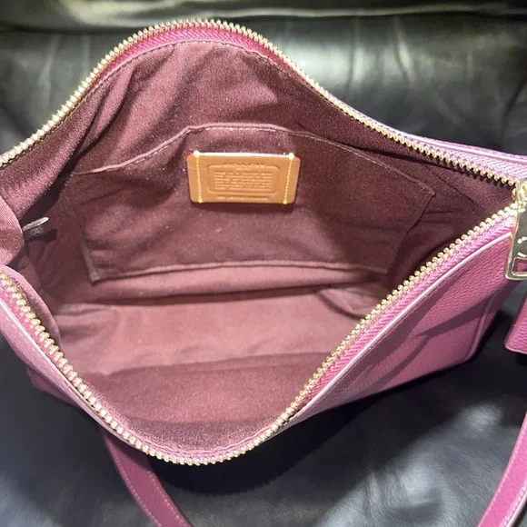 🔥🔥🔥Coach Ellie File Leather Crossbody Bag